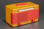 Garod 6AU1 ’Commander’ Radio in Yellow with Red Catalin